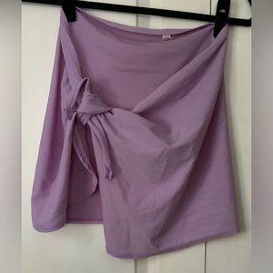 VS light purple swim coverup
